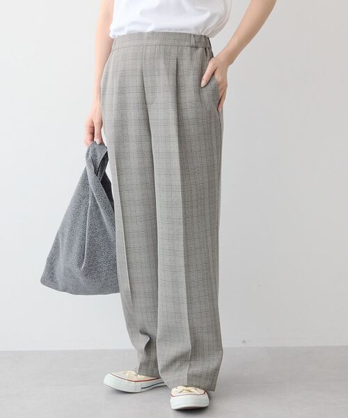 AMERICAN HOLIC（アメリカンホリック）の「美・美・美ストレートパンツ（スラックス・レディース・杢グレー/ブラック/チェック・XS/S/M/L/XL）」の16枚目の写真