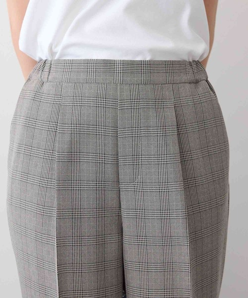 AMERICAN HOLIC（アメリカンホリック）の「美・美・美ストレートパンツ（スラックス・レディース・杢グレー/ブラック/チェック・XS/S/M/L/XL）」の18枚目の写真