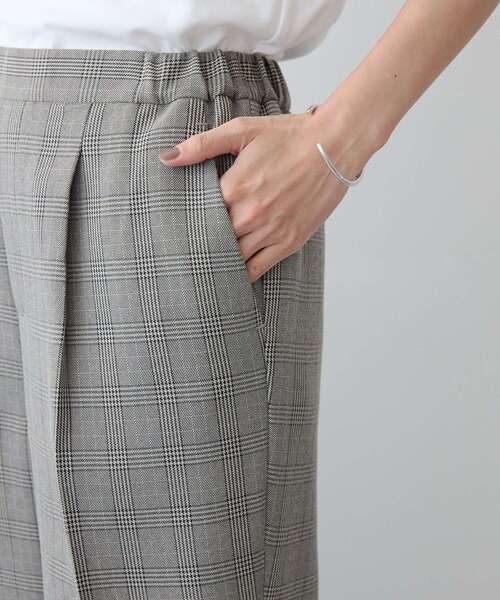 AMERICAN HOLIC（アメリカンホリック）の「美・美・美ストレートパンツ（スラックス・レディース・杢グレー/ブラック/チェック・XS/S/M/L/XL）」の19枚目の写真