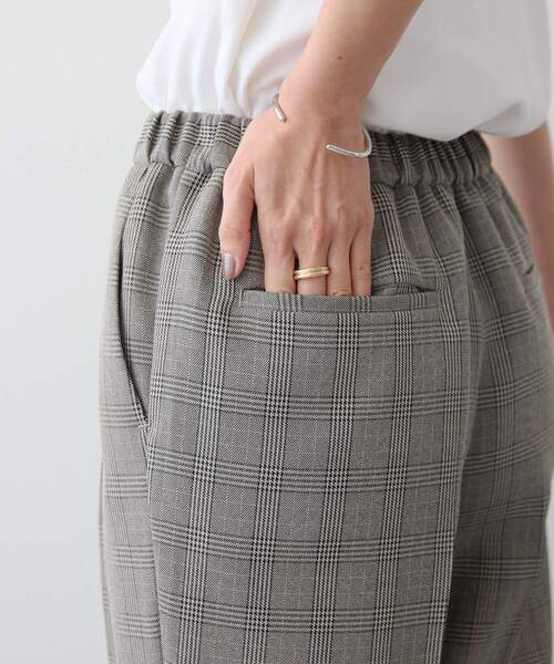AMERICAN HOLIC（アメリカンホリック）の「美・美・美ストレートパンツ（スラックス・レディース・杢グレー/ブラック/チェック・XS/S/M/L/XL）」の22枚目の写真