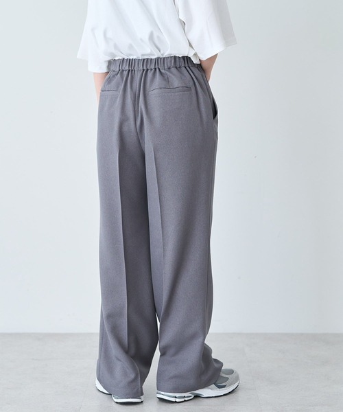 AMERICAN HOLIC（アメリカンホリック）の「美・美・美ストレートパンツ（スラックス・レディース・杢グレー/ブラック/チェック・XS/S/M/L/XL）」の6枚目の写真