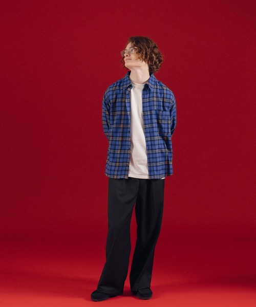 MUHET（ミュエータ）の「アソートネルシャツ（シャツ/ブラウス・レディース・ブルー/イエロー/ブラウン・MEDIUM/X-LARGE）」の17枚目の写真