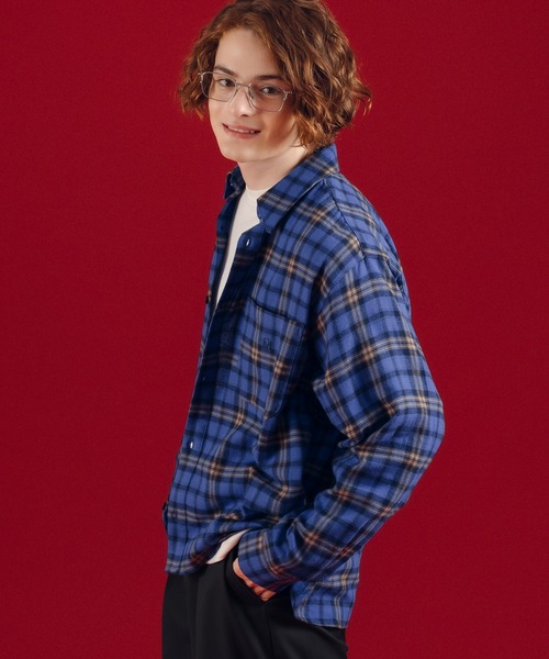 MUHET（ミュエータ）の「アソートネルシャツ（シャツ/ブラウス・レディース・ブルー/イエロー/ブラウン・MEDIUM/X-LARGE）」の14枚目の写真