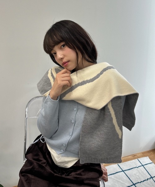 Beloved Ribbonニットマフラー