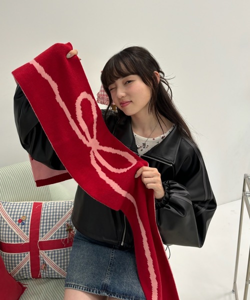 セール】リボンニットマフラー / ribbon knit muffler（マフラー