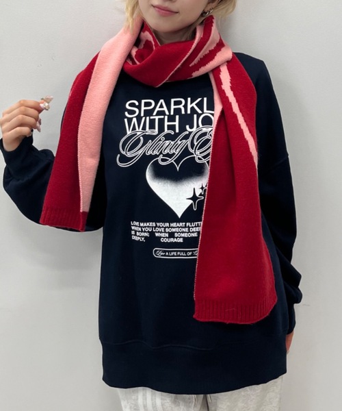 リボンマフラー＋ニット セール】ニット リボン付き 2WAY ファー ティペット（マフラー）｜Lace