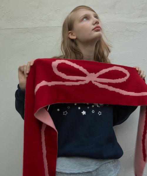 セール】リボンニットマフラー / ribbon knit muffler（マフラー