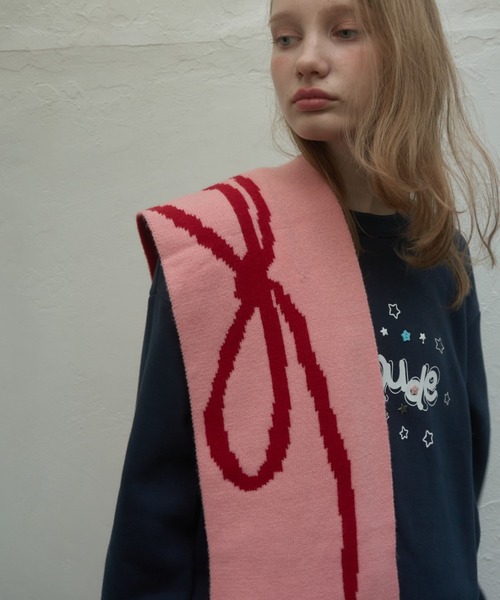 セール】リボンニットマフラー / ribbon knit muffler（マフラー