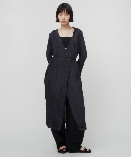 THINGS THAT MATTER（シングス ザット マター）の「WILLOW HOODIE GOWN DRESS / ウィローフーディーガウンドレス（ドレス・レディース・サックスブルー/ブラック/ベージュ・FREE）」の19枚目の写真