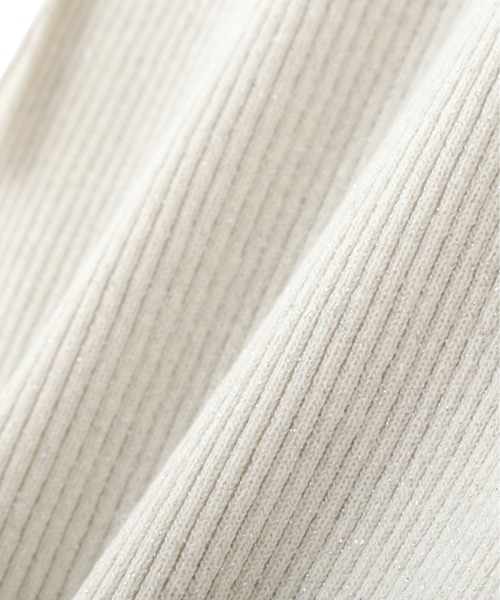 N.（N. Natural Beauty Basic）（エヌエヌナチュラルビューティーベーシック）の「◆ローズチョーカーツキニット（ニット/セーター・レディース・ホワイト系その他/ブラック系その他・MEDIUM）」の22枚目の写真