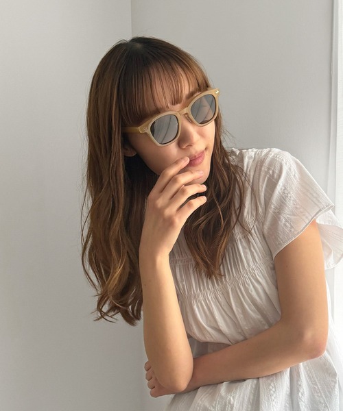 CANAL JEAN（キャナルジーン）の「Dume　Mira(ミラ)ウェリントンアイウェア（サングラス・レディース・ベージュ系その他/ブラック/ブラウン系その他・ONE SIZE）」の3枚目の写真