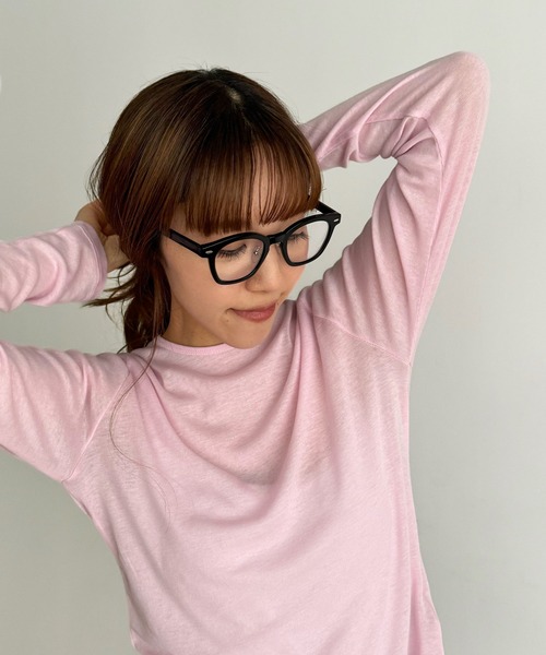 CANAL JEAN（キャナルジーン）の「Dume　Mira(ミラ)ウェリントンアイウェア（サングラス・レディース・ベージュ系その他/ブラック/ブラウン系その他・ONE SIZE）」の2枚目の写真