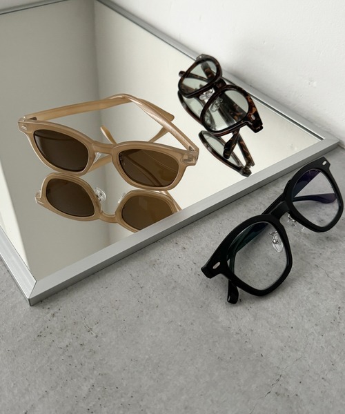 CANAL JEAN（キャナルジーン）の「Dume　Mira(ミラ)ウェリントンアイウェア（サングラス・レディース・ベージュ系その他/ブラック/ブラウン系その他・ONE SIZE）」の4枚目の写真