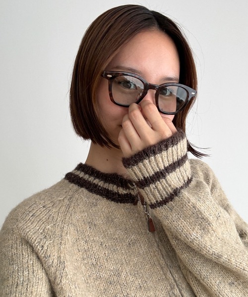 CANAL JEAN（キャナルジーン）の「Dume　Mira(ミラ)ウェリントンアイウェア（サングラス・レディース・ベージュ系その他/ブラック/ブラウン系その他・ONE SIZE）」の6枚目の写真