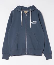 ALMOND（アーモンド）の「SINGLE FINS FULL ZIP HOODIE SWEAT PARKA/アーモンドジップアップパーカー・フーディー（パーカー）」