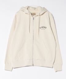 ALMOND（アーモンド）の「SINGLE FINS FULL ZIP HOODIE SWEAT PARKA/アーモンドジップアップパーカー・フーディー（パーカー）」