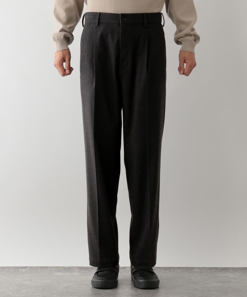 GLOBAL WORK Smile Seed Store（グローバルワーク スマイルシードストア）の「TR起毛タックワイドパンツ/115878（その他パンツ・メンズ・ブラック/ネイビー/チャコール・LARGE/X-LARGE/SMALL/MEDIUM）」の5枚目の写真
