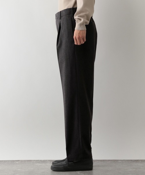 GLOBAL WORK Smile Seed Store（グローバルワーク スマイルシードストア）の「TR起毛タックワイドパンツ/115878（その他パンツ・メンズ・ブラック/ネイビー/チャコール・LARGE/X-LARGE/SMALL/MEDIUM）」の6枚目の写真