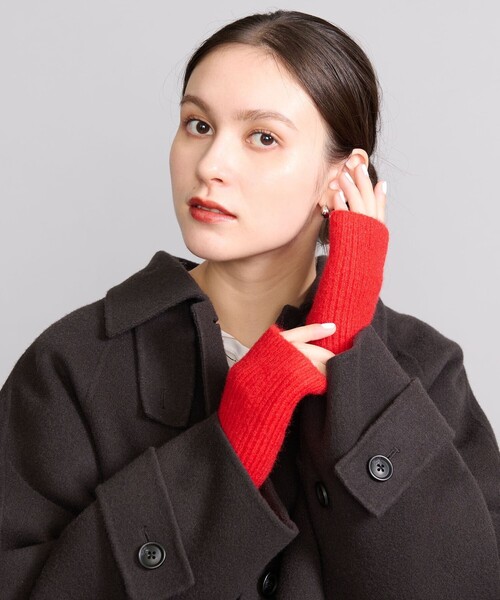 BEAUTY&YOUTH UNITED ARROWS(ビューティーアンドユースユナイテッドアローズ)の「ソフト フィンガーレス グローブ(手袋・レディース・オフホワイト/ダークグレー/ダークブラウン/レッド・FREE)」の7枚目の写真