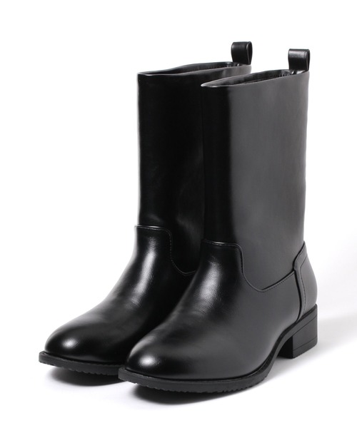 studio CLIP（スタディオクリップ）の「ブラック柔らかミドルブーツ（ブーツ・レディース・ブラック・LARGE/MEDIUM）」の15枚目の写真