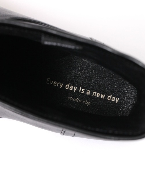 studio CLIP（スタディオクリップ）の「ブラック柔らかミドルブーツ（ブーツ・レディース・ブラック・LARGE/MEDIUM）」の10枚目の写真