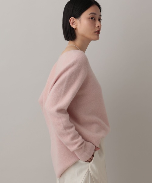 A part by(アパートバイ)の「CNラクーンコン2WAYニット(ニット/セーター・レディース・チャコールグレー/グレー系その他6/アイボリー/ピンク系その他/ネイビー/ベージュ/イエロー系その他/ホワイト系その他6・FREE)」の17枚目の写真