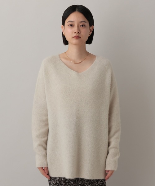 A part by(アパートバイ)の「CNラクーンコン2WAYニット(ニット/セーター・レディース・チャコールグレー/グレー系その他6/アイボリー/ピンク系その他/ネイビー/ベージュ/イエロー系その他/ホワイト系その他6・FREE)」の16枚目の写真