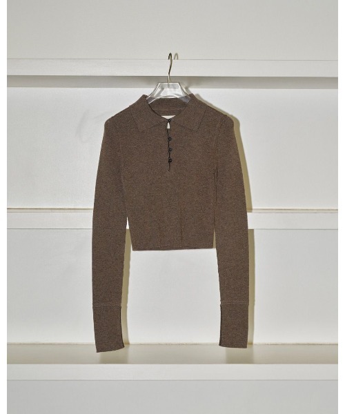 TODAYFUL（トゥデイフル）の「TODAYFUL Highgauge Skipper Knit 12420524（ニット/セーター・レディース・チャコールグレー/ブラウン・FREE）」の3枚目の写真