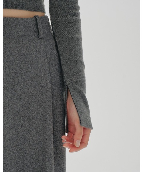 TODAYFUL（トゥデイフル）の「TODAYFUL Highgauge Skipper Knit 12420524（ニット/セーター・レディース・チャコールグレー/ブラウン・FREE）」の5枚目の写真