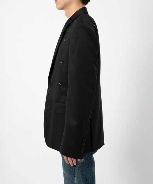 JOHN LAWRENCE SULLIVAN(ジョンローレンスサリバン)の「WOOL METAL LINE JACKET(その他アウター・メンズ・ブラック・44/46)」の3枚目の写真