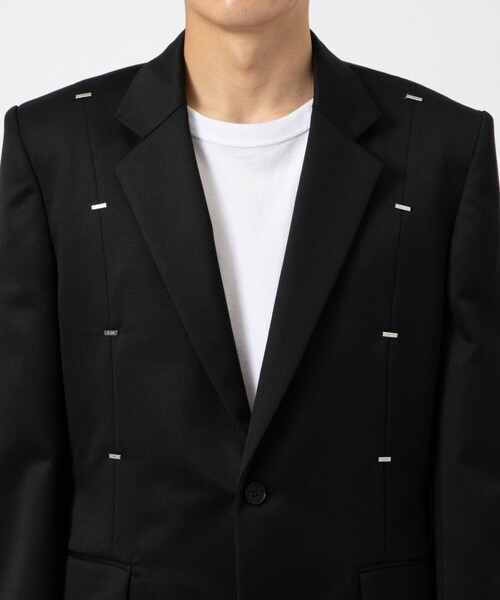 JOHN LAWRENCE SULLIVAN(ジョンローレンスサリバン)の「WOOL METAL LINE JACKET(その他アウター・メンズ・ブラック・44/46)」の5枚目の写真