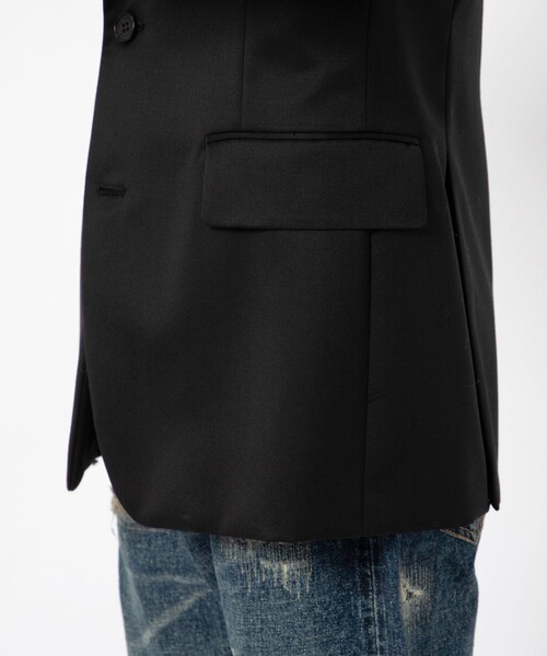 JOHN LAWRENCE SULLIVAN(ジョンローレンスサリバン)の「WOOL METAL LINE JACKET(その他アウター・メンズ・ブラック・44/46)」の9枚目の写真
