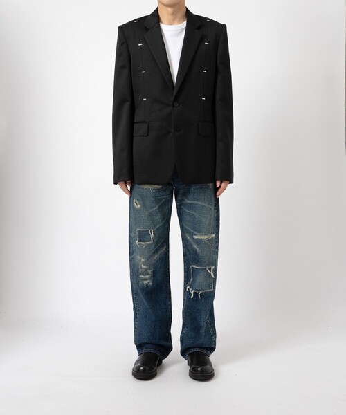 JOHN LAWRENCE SULLIVAN(ジョンローレンスサリバン)の「WOOL METAL LINE JACKET(その他アウター・メンズ・ブラック・44/46)」の12枚目の写真