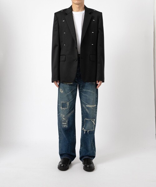 JOHN LAWRENCE SULLIVAN(ジョンローレンスサリバン)の「WOOL METAL LINE JACKET(その他アウター・メンズ・ブラック・44/46)」の13枚目の写真
