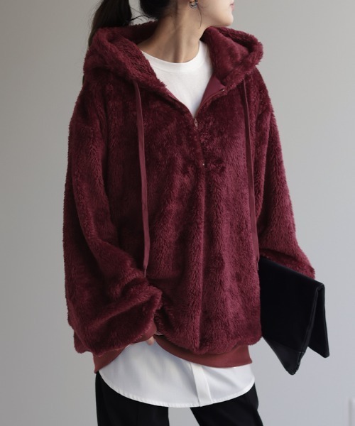 ふわもこ ボアパーカー（パーカー）｜HUG.U（ハグユー）の