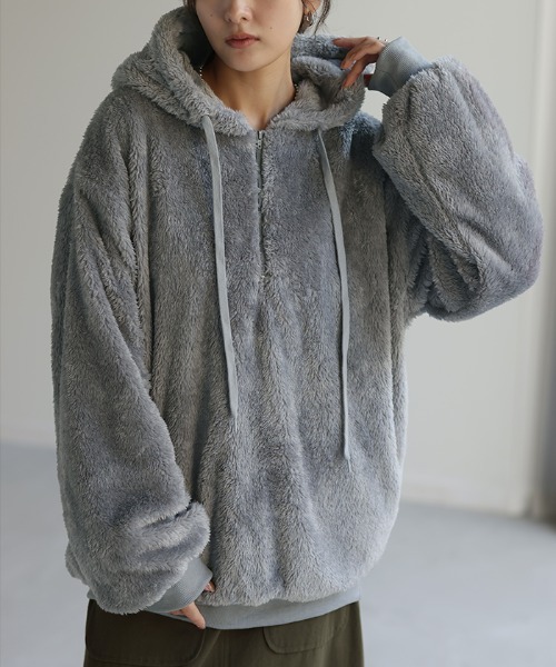 ふわもこ ボアパーカー（パーカー）｜HUG.U（ハグユー）のファッション