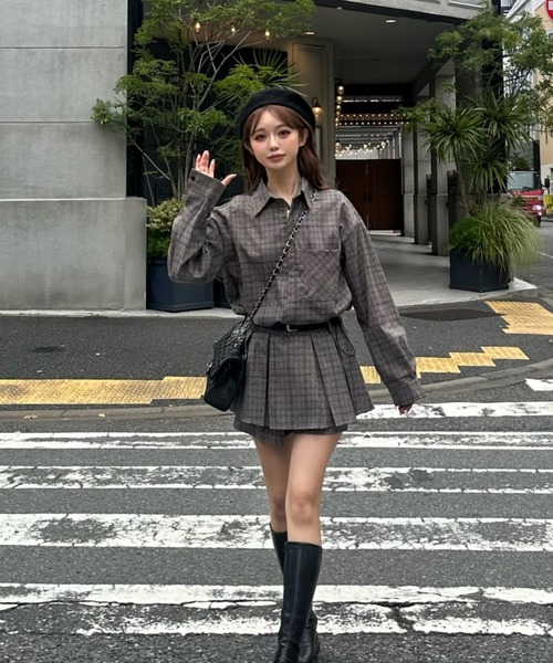 MAINLYTRULY（メインリィトゥルリィ）の「チェック セットアップ