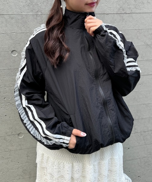 セール】フリルチュールラインパーカー（ブルゾン）｜SOLLON