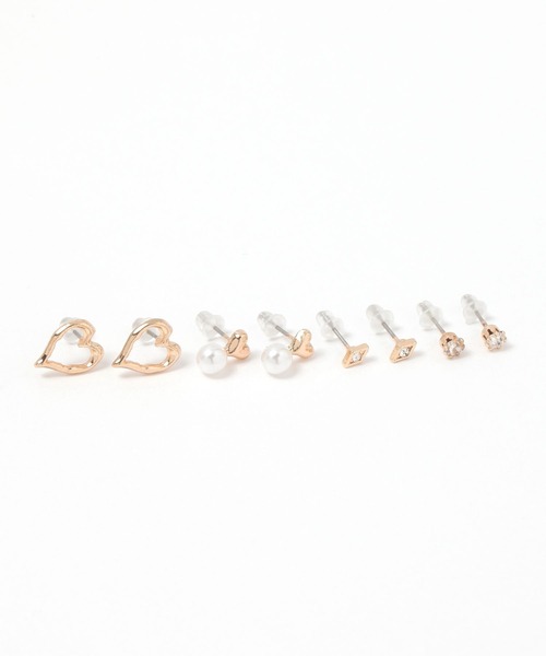 tiny tiny（ティニーティニー）の「8PSETピアス[tiny tiny(ティニーティニー)]（ピアス（両耳用）・レディース・その他4/その他3/その他2/その他1・0）」の2枚目の写真