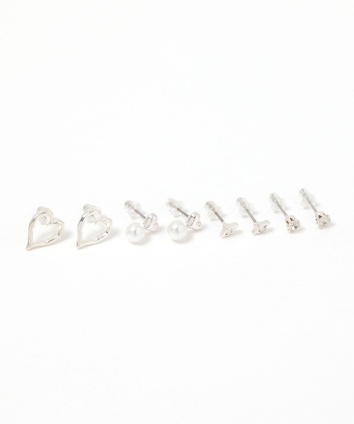 tiny tiny（ティニーティニー）の「8PSETピアス[tiny tiny(ティニーティニー)]（ピアス（両耳用）・レディース・その他4/その他3/その他2/その他1・0）」の3枚目の写真