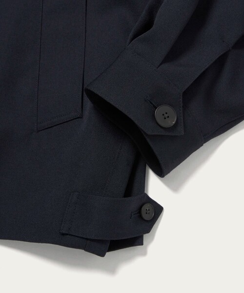 【試着のみ】BEAUTY&YOUTH UNITED ARROWSブルゾン S Aer x BEAUTY&YOUTH＞ユーティリティー スタンド カラー ブルゾン 撥水