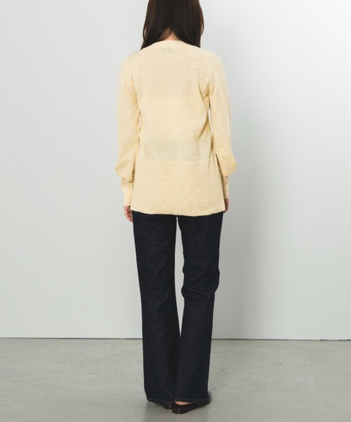 SENEE（セニー）の「front hook v neck cardigan（フロント