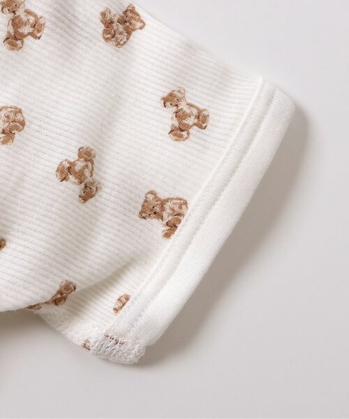 apres les cours（アプレレクール）の「ベビー半袖リブグレコ肌着　総柄・ワンポイント（肌着・キッズ・アイボリー/イエロー/ミント/ラベンダー/ピンク/オフホワイト・80/70）」の15枚目の写真