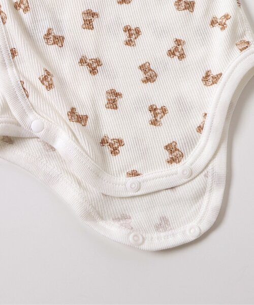 apres les cours（アプレレクール）の「ベビー半袖リブグレコ肌着　総柄・ワンポイント（肌着・キッズ・アイボリー/イエロー/ミント/ラベンダー/ピンク/オフホワイト・80/70）」の19枚目の写真