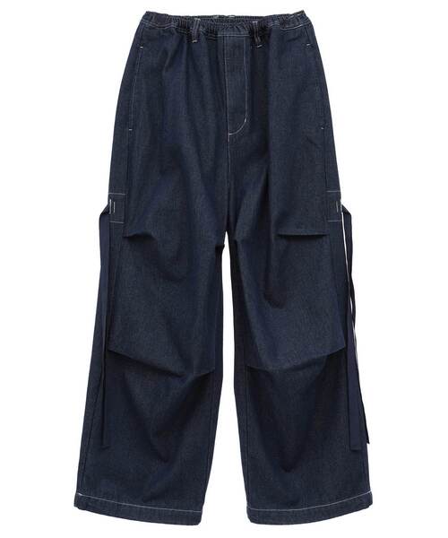 CONVERSE TOKYO(コンバーストウキョウ)の「DENIM WIDE CARGO PANTS(デニムパンツ・レディース・グレー/ブラック/インディゴブルー・SMALL/MEDIUM)」の20枚目の写真