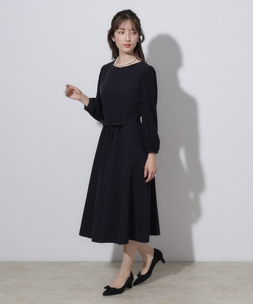 couture brooch（クチュールブローチ）の「サイドカットリボンパンプス（パンプス・レディース・ナチュラル/ブラック・30/35/45）」の9枚目の写真