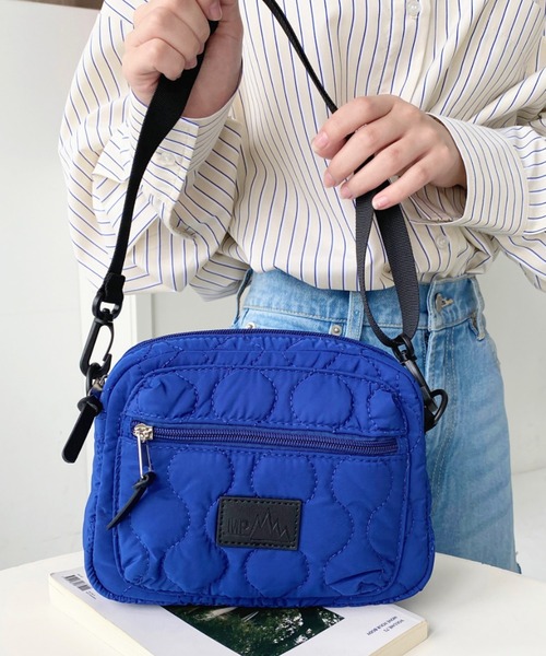 Schott ブラック ボディバッグ ダイヤモンドキルティング super-rag_3109022