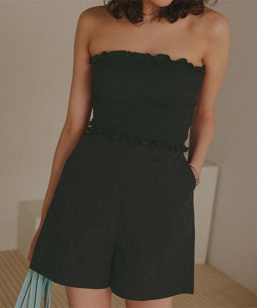titivate(ティティベイト)の「撥水バックゴムショートパンツ/ラッシュガード(ラッシュガード・レディース・ライトグリーン/ベージュ系その他/ベージュ/ブラック・LL/L/M/S)」の19枚目の写真