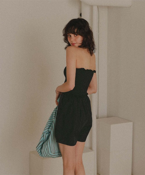 titivate(ティティベイト)の「撥水バックゴムショートパンツ/ラッシュガード(ラッシュガード・レディース・ライトグリーン/ベージュ系その他/ベージュ/ブラック・LL/L/M/S)」の20枚目の写真