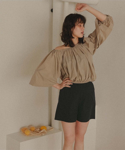 titivate(ティティベイト)の「撥水バックゴムショートパンツ/ラッシュガード(ラッシュガード・レディース・ライトグリーン/ベージュ系その他/ベージュ/ブラック・LL/L/M/S)」の22枚目の写真